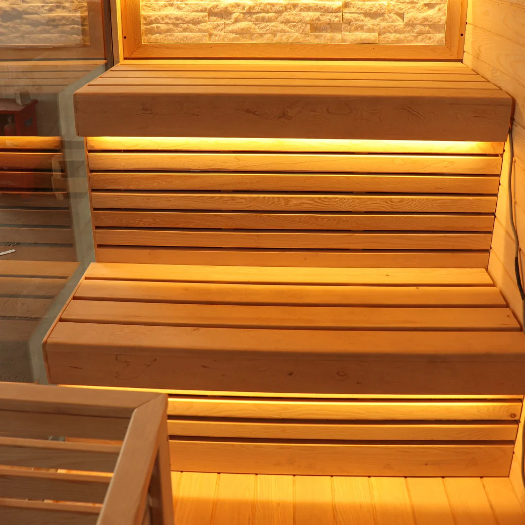 2-3 Person Custom Sauna with Ice Bath Room