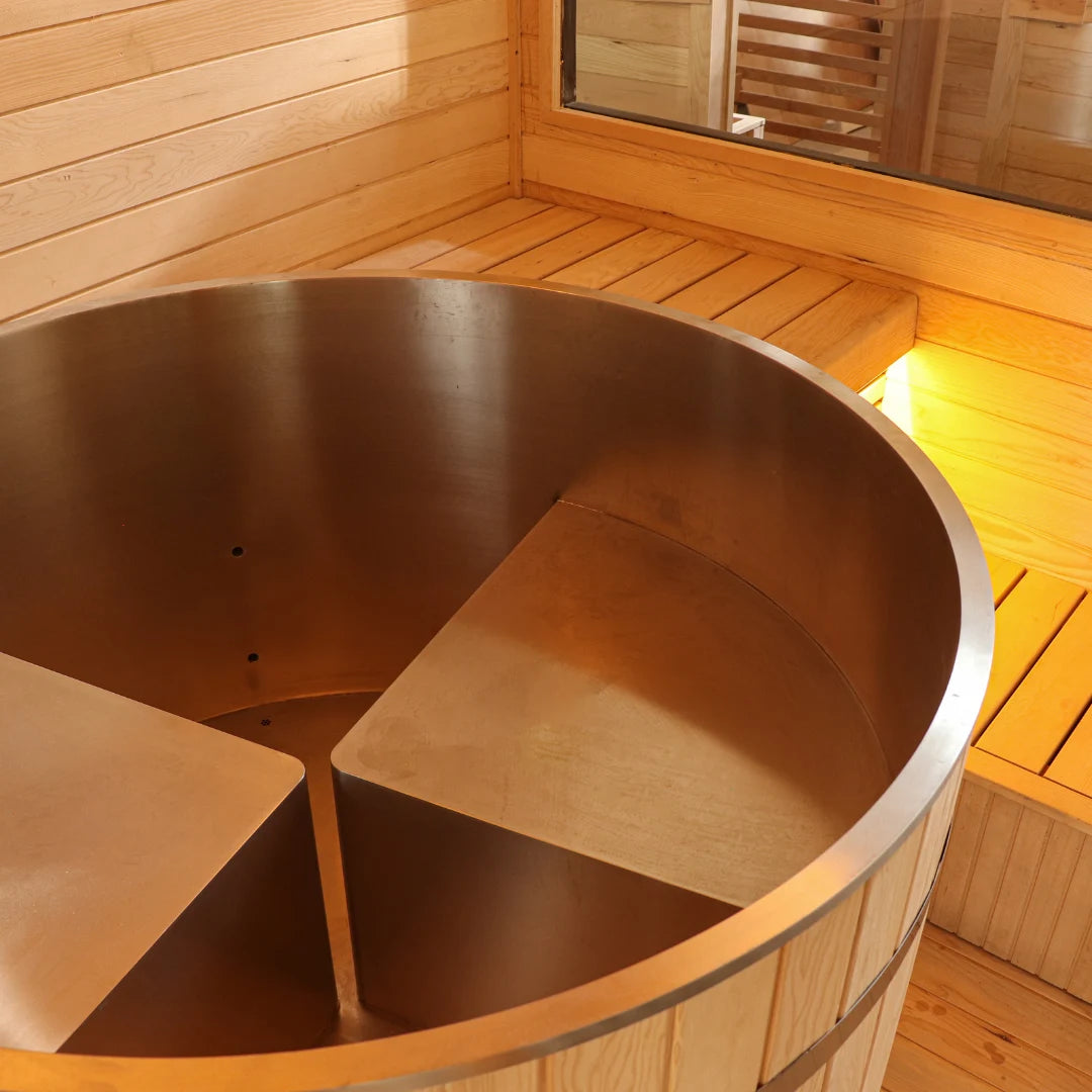 2-3 Person Custom Sauna with Ice Bath Room