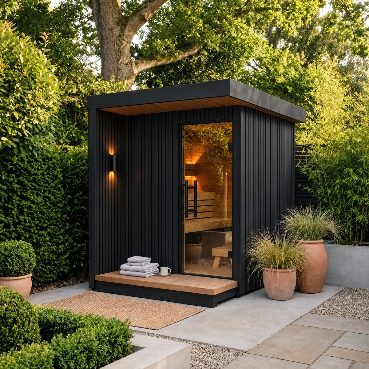 The Cabin outdoor sauna